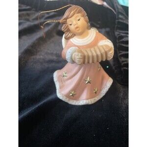 GOEBEL ANGEL BELL ORNAMENT 1997 MAGICAL CHRISTMAS 4th EDITION ACCORDIAN
